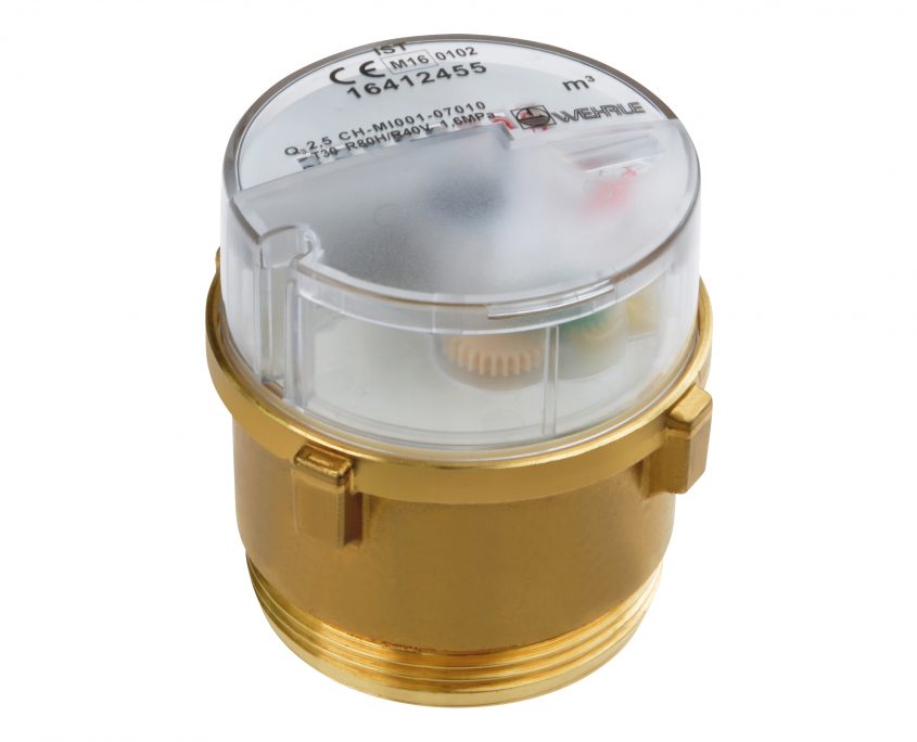 Multi-Jet Dry Meter Measuring Capsule IST Modularis Q3 2,5 (the versions A34, DM1. HT2. MB2, MB3, MET, MOE, MUK, WE1 and WGU are also available with transparent cover)
